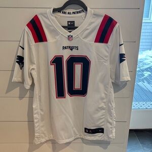 NFL White Jersey with Black Accents